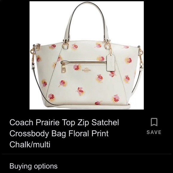 COACH Prairie Top Zip Satchel Cross Body Bag - Picture 9 of 9